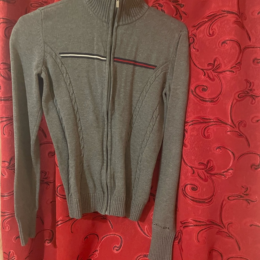 Tommy Hilfiger Gray Full-Zip Jacket